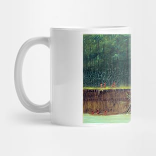 Indians on the Lower Mississippi 1860s George Catlin Mug